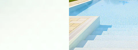 Liner piscina bianco